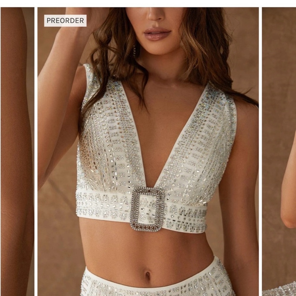 12th Tribe Rhinestone White Set